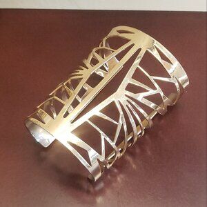 Contemporary Gladiator Gold-Tone Bracelet